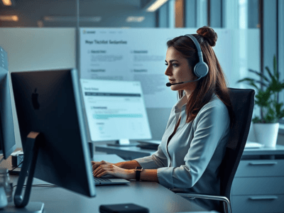 Customer Service Management interface in Universal Applicx CRM for tracking support tickets and inquiries